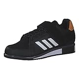 adidas Power III, Zapatillas Halterofilia Hombre, NEGBÁS/FTWBLA/Dorsol, 44 EU