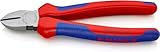 Knipex Alicate de corte diagonal negro atramentado, con fundas multicomponentes...