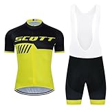 Ropa Ciclismo Hombre, Traje Ciclismo Hombre, con 20D Gel Pad Bib Acolchado,...