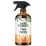 Pets Purest 100% natural de la pulga spray para los perros (500 ml) de pulgas...
