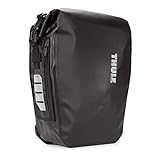 THULE Escudo Pannier 17L-Negro Bolsas para Bicicleta, Unisex Adulto, M