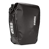 THULE Escudo Pannier 17L-Negro Bolsas para Bicicleta, Unisex Adulto, M