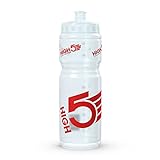 High 5 HFN507 - Botella reutilizable para ciclistas, transparente, 0.75 l