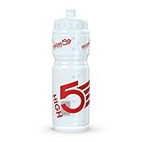 High 5 HFN507 - Botella reutilizable para ciclistas, transparente, 0.75 l