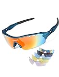 INBIKE Gafas Sol Polarizadas Ciclismo Hombre Mujer con 5 Lentes Intercambiables...