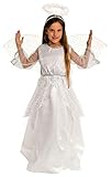 Magicoo Disfraz de ángel para niña, incluye alas, color plateado y blanco,...