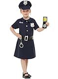 Funidelia | Disfraz de policía para niña Talla 3-4 años Guardia, Agente, FBI,...