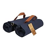 Bolsa doble de lona enrollable para asiento trasero de bicicleta, marca Tourbon,...