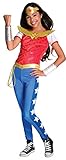 DC Comics, Disfraz de Wonder Woman Licencia Oficial para Niña, Infantil Talla...