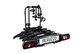 Peruzzo PZ708-4 Portabicicletas trasero para coche, capacidad para 4