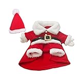 Toyvian Disfraz Navidad Perro Pequeño Disfraz Papa Noel Perro con Sombrero...