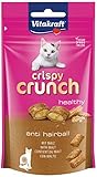 Vitakraft - Crispy Crunch anti hairball con malta, Snacks para Gatos Crujientes....