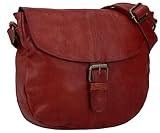 Gusti Candice - Bolso bandolera de piel para mujer, color marrón, marrón...