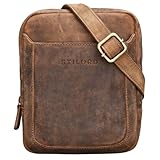 STILORD 'Costa' Mariconera Cuero para Hombres Bolso Pequeño Vintage para...