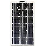 ZXYWW Panel solar flexible, 250 W, 18 V, película fina monocristalina, ligera,...