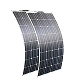 AEBVN 100 Vatios 12 Voltios Extremadamente Flexible Panel Solar...