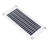 Alomejor Kit de Panel Solar de 10W Célula Solar de Silicio Monocristalino con...