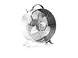 Tristar VE-5967 Ventilador de mesa retro, 25 cm de diámetro, 2 ajustes de...