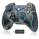 Mando para PC, [Regalos Mejores] EasySMX Mando Inalámbrico PS3 Gamepad Wireless...