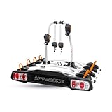 AUTOBIKE portabicicletas Pro Z4 para 4 Bicicletas, Enganche a Bola de Remolque...