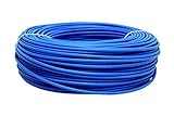 Rollo Cable Eléctrico de 100 m | H07V-K | Sección 1 x 6 mm2 | Color azul