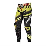 Hebo Stratos Pantalón Enduro-Cross, Adultos Unisex, Lima, Xms