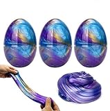 Luclay Galaxy Slime Pascua Slime con 3 Contenedores en Forma de Huevos y...