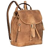 STILORD 'Allison' Mochila Mujer Casual de Cuero Pequeña Daypack Backpack...