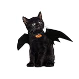 JIASHA Alas de murciélago para mascotamascota de Halloween Disfraz de...