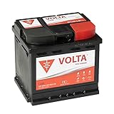 Volta baterías plomo calcio para Coche Standard 45Ah 360A - Borne +Dcha -...