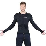 Nerve Armorgel Chaleco de Protección para Moto Motocross, Negro, XL-XXL