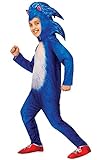 Rubie's - Disfraz oficial de Sonic the Hedgehog, disfraz de Sonic Deluxe, talla...