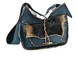 Bolso Hippie Cuero/Bolso Mujer Diseño Bohemio