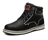 AX BOXING Botas Invierno Hombre Cálidas Forradas Botines Exterior Trekking...