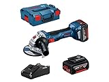 Bosch Professional 18V System GWS 18V-7 - Amoladora angular a batería...