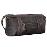 STILORD 'Bruno' Bolsa de Aseo Hombre Piel Vintage Neceser Grande con Asa Bolso...