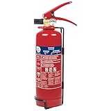 Smartwares Extintor de Polvo Seco, 1 KG, Resistencia al Fuego ABC