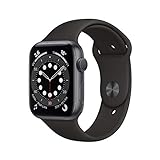 Apple Watch Series 6 (GPS, 44 mm) Caja de Aluminio en Gris Espacial - Correa...