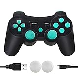 Mando PS3 inalámbrico Bluetooth Gamepad doble vibración Six-Axis mando a...