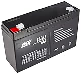 DSK 10321 - Batería de plomo AGM recargable sellada de 6 V y 12 Ah. Batería...
