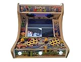 Arcade BARTOP VIDEOCONSOLA Retro máquina recreativa -Tamaño Real- Diseño-...