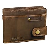 STILORD 'Finley' Cartera de Cuero para Hombres Protección RFID y NFC con Botón...