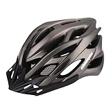 Casco Bicicleta Adulto,Shinmax Casco MTB con luz Casco Bicicleta con Visera...