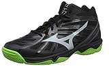 Mizuno Wave Hurricane 3 Mid, Zapatos de Voleibol Mujer, Verde Claro Verde 37, 45...