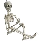 PREXTEX Esqueleto para Halloween de 48cm Hacer Poses - Esqueleto de Cuerpo...