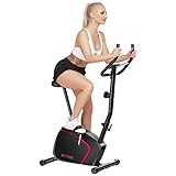 ANCHEER Bicicleta de Fitness 10 Niveles de Resistencia Magnética, Bicicleta...