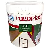 Rugoplast - Pintura alta calidad de exteriores blanca revestimiento liso ideal...