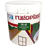 Rugoplast - Pintura alta calidad de exteriores blanca revestimiento liso ideal...