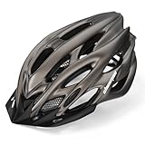 Casco Bicicleta Adulto,Shinmax Casco MTB con luz Casco Bicicleta con Visera...