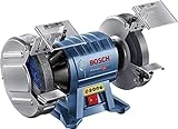 Bosch Professional GBG 60-20 - Esmeriladora de banco (600 W, doble muela, Ø de...